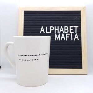 Alphabet Mafia Morse Code Mug LGTBQIA+